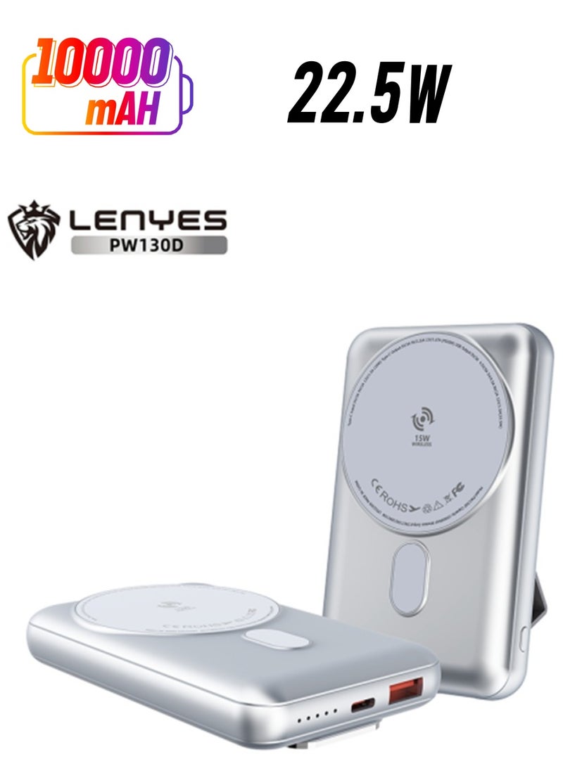 Lenyes Power Bank PW130D: 22.5W 5000mAh Fast Wireless Charging with LED Display - pzsku/Z61C68175F534433B1A45Z/45/_/1740034266/5db62039-1f60-469e-966e-488c56539993