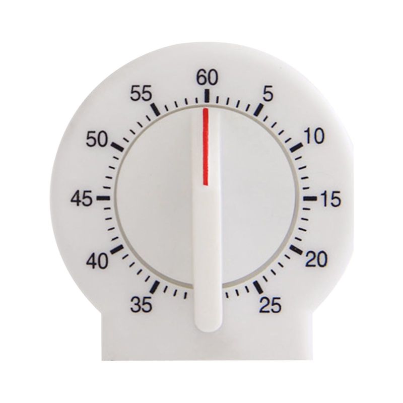 Kitchen Timer 7.2x7x4.5cm Black High Quality Plastic - No Battery Required Loud Sound High Accuracy for Home Kitchen Office Public Places - Image 5