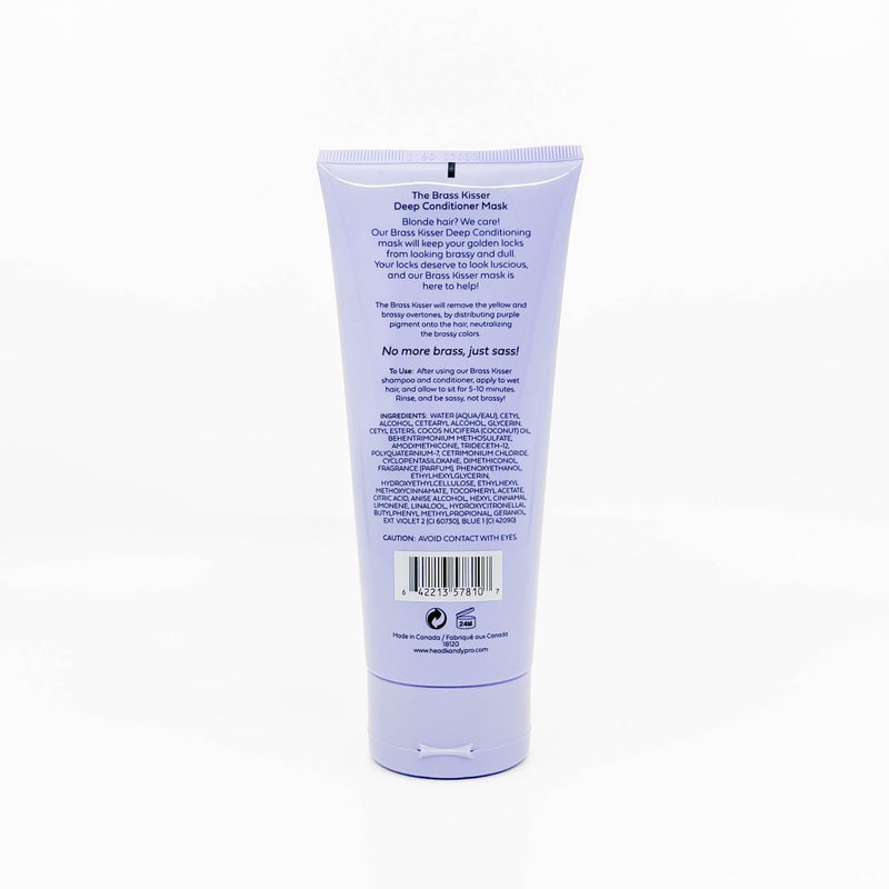 Head Kandy The Brass Kisser Deep Conditioning Mask | Color Correction For Blonde Hair | Anti-Brassiness | Enriched with Purple Pigments | 6.7 oz - Image 2