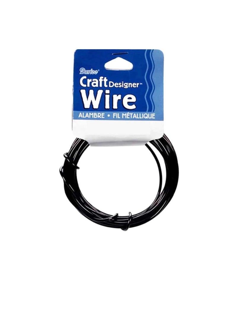 Darice - Craft Wire 16 Gauge Black 7 feet - Image 1