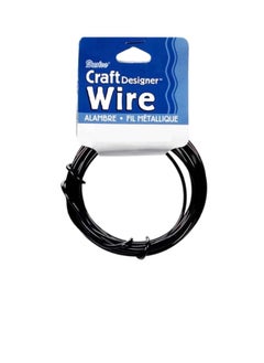 Darice Craft Wire 16 Gauge Black 7 feet  - Image 1