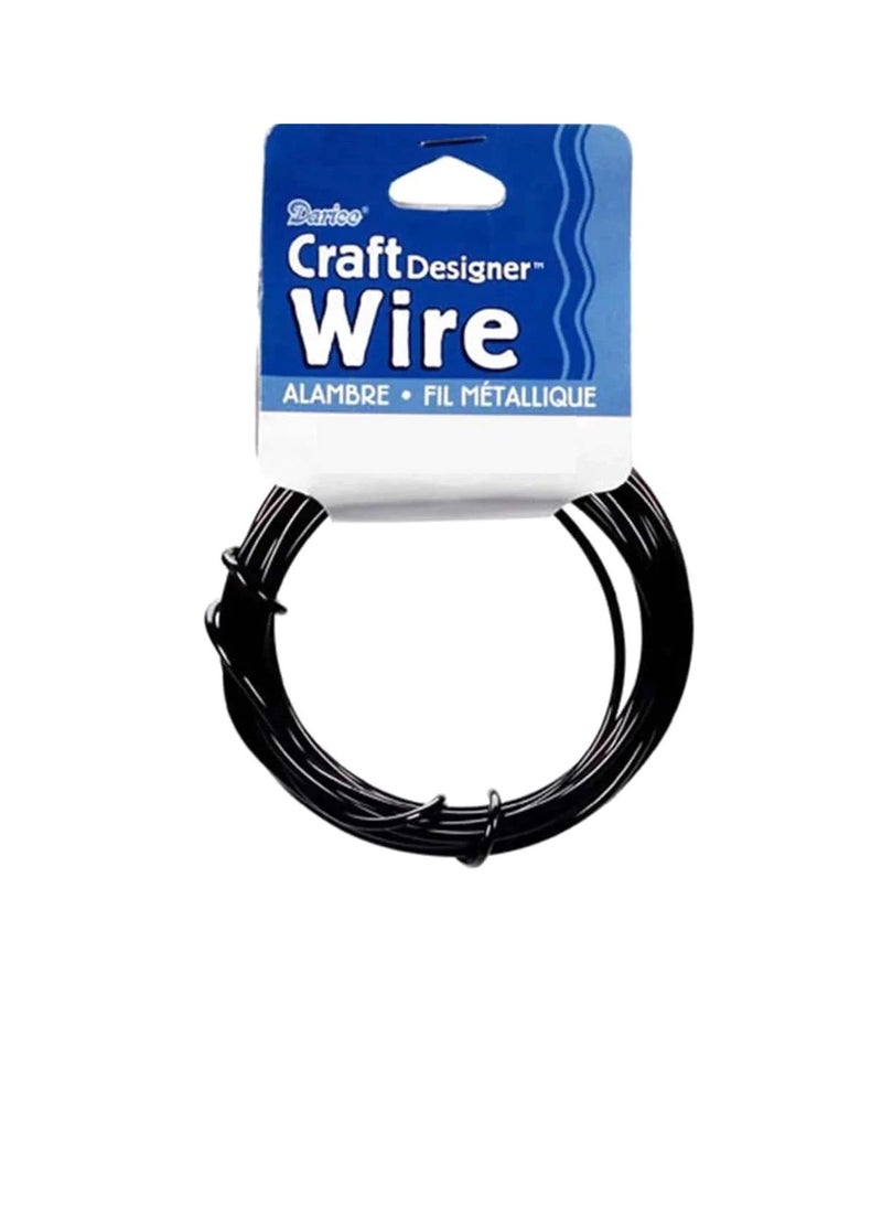 Darice - Craft Wire 16 Gauge Black 7 feet - Image 1