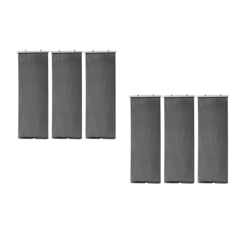 6 pcs Car Side Window Sun Shade Car Window Sun Shade Retractable Windshield Sunshade With Cup For Heat Insulation - Image 1