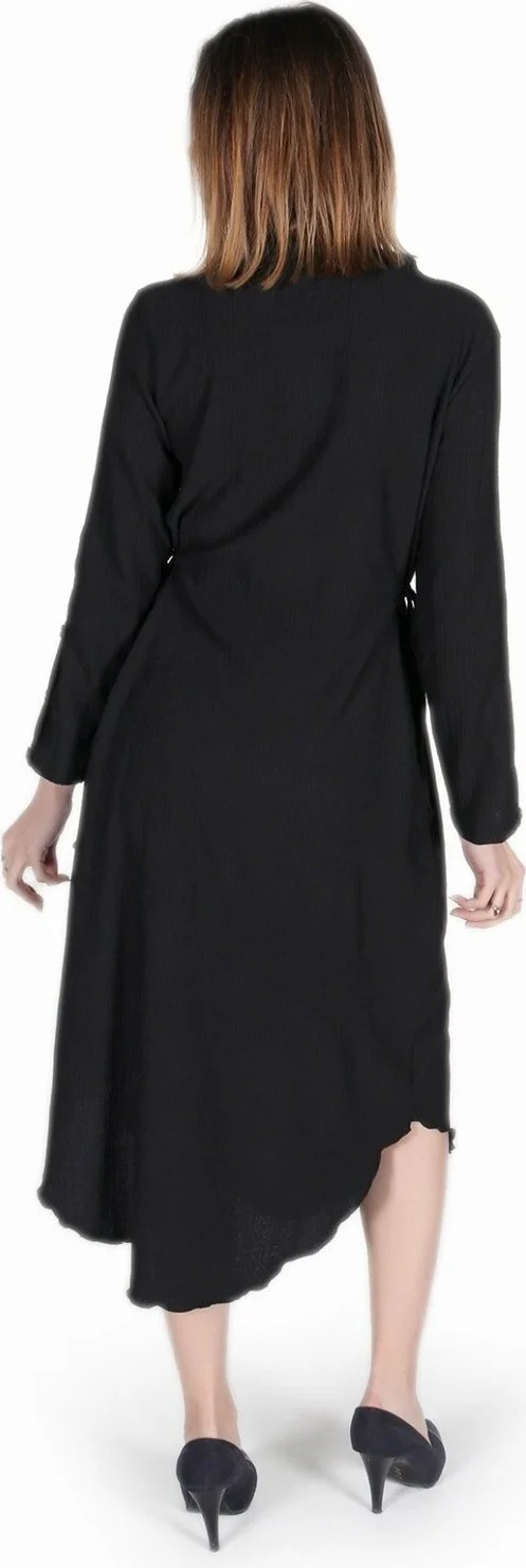 Barbora Casual Loose Gather Detail Summer Long Women's Dress IC360
