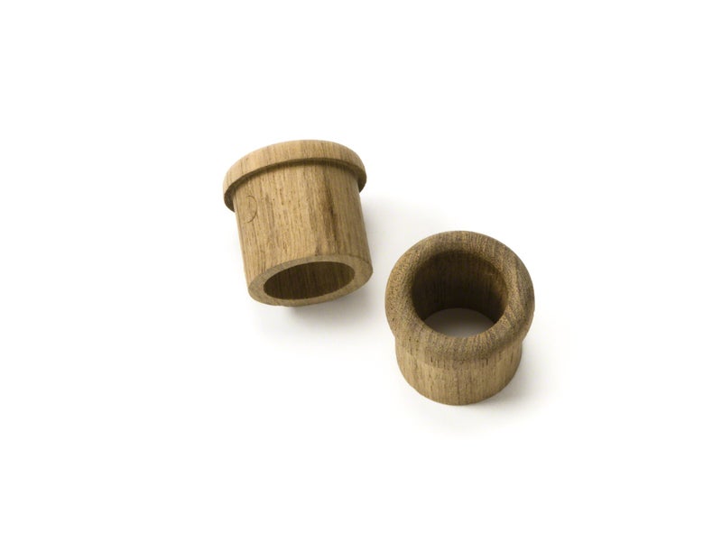 Whitecap Teak Finger Pull, 1" - Image 2