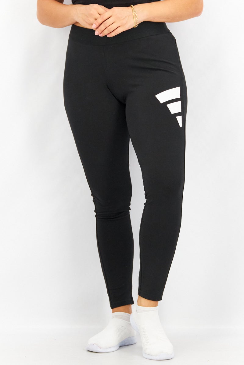 Adidas  leggings تدريب ضيقة للنساء، سوداء - Image 1