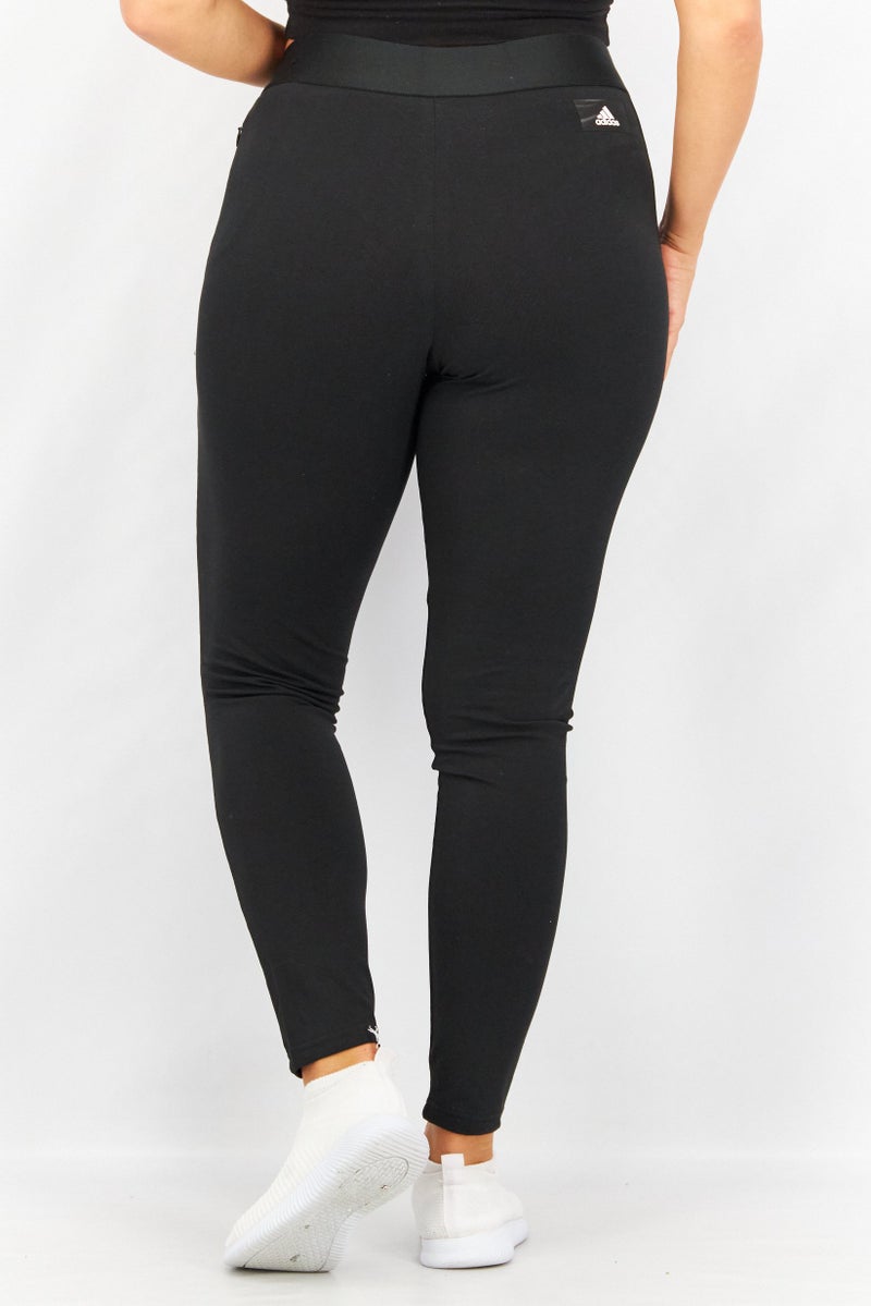 Adidas  leggings تدريب ضيقة للنساء، سوداء - Image 3