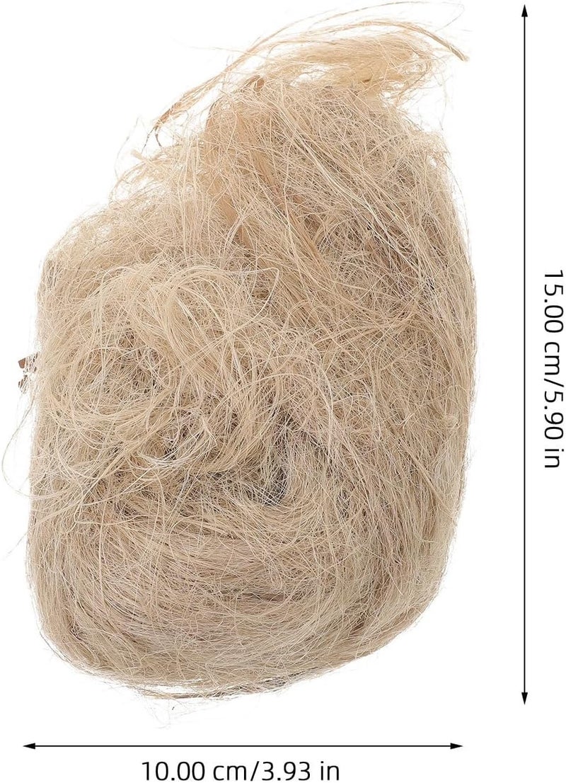 حزمة من مواد تعشيش طبيعية للطيور، مناسبة للاستخدام داخليًا وخارجيًا - Image 4