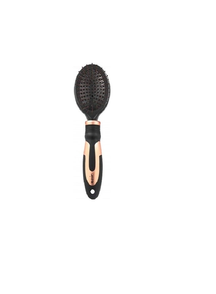 Ebi Noir Soft Pin Brush With Soft Caps For Dog & Cats 22x6cm - Image 3