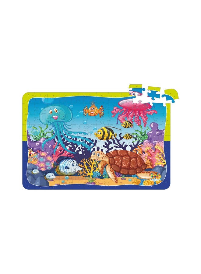 Webby Underwater Animals Jigsaw Puzzle, 108 Pieces - Image 3
