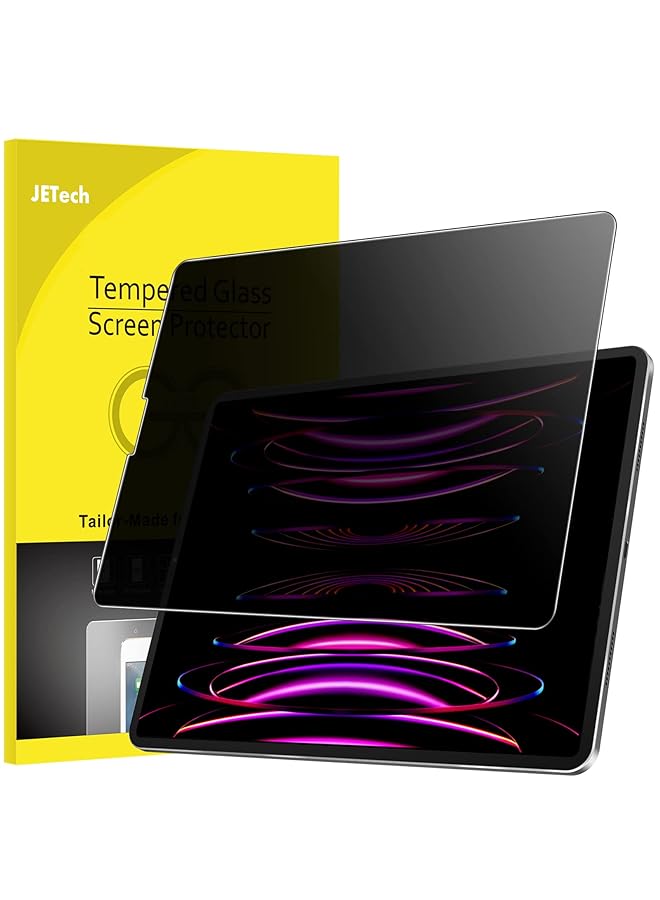 جي تيك واقي شاشة الخصوصية لجهاز Ipad Pro 12.9 بوصة 6Th 5Th 4Th 3Rd الجيل 2022 2021 2020 2018 فيلم زجاج مقسى مضاد للتجسس عبوة واحدة - Image 1