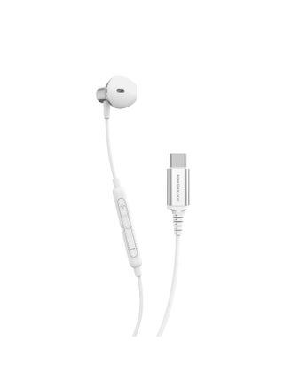 White - Type C Mono Earphone