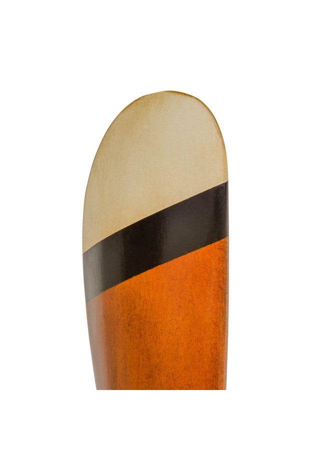 Authentic Models , Small Propeller, Vintage Wood Propeller, Black/Ivory With Honey Distressed Finish, Small - Image 2
