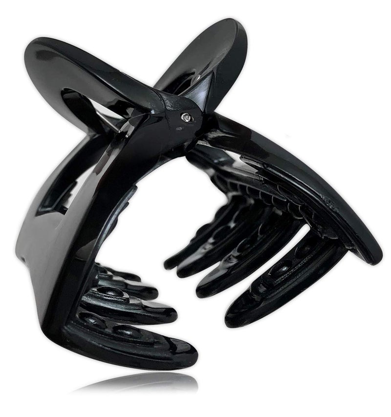 Scunci No-Slip Grip 5.5 cm Jaw Clips, women unisexAll Day Hold, 2-Count Per Pack (1-Pack Total) - Image 3