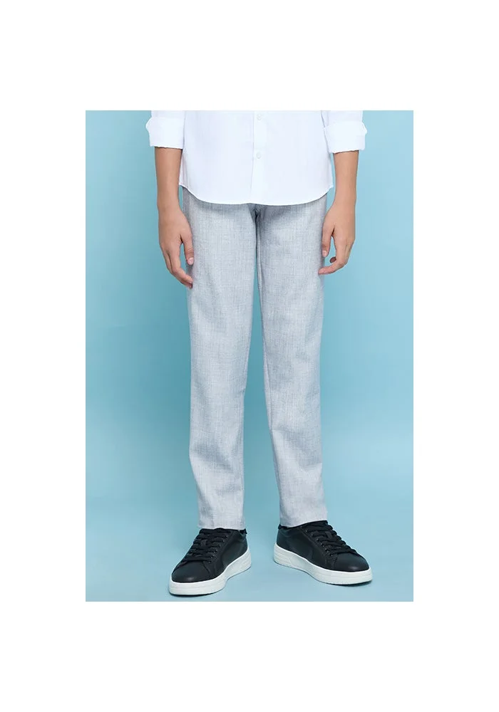 R&b Solid Pants with Button Closure
