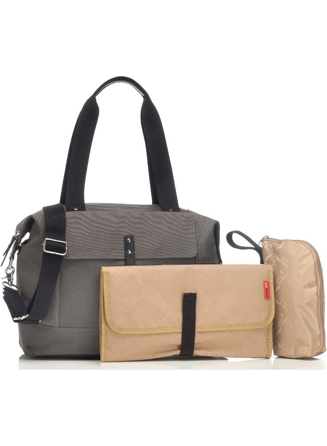 Babymel Storksak Jude Convertible Backpack Diaper Bag, Charcoal - Image 3