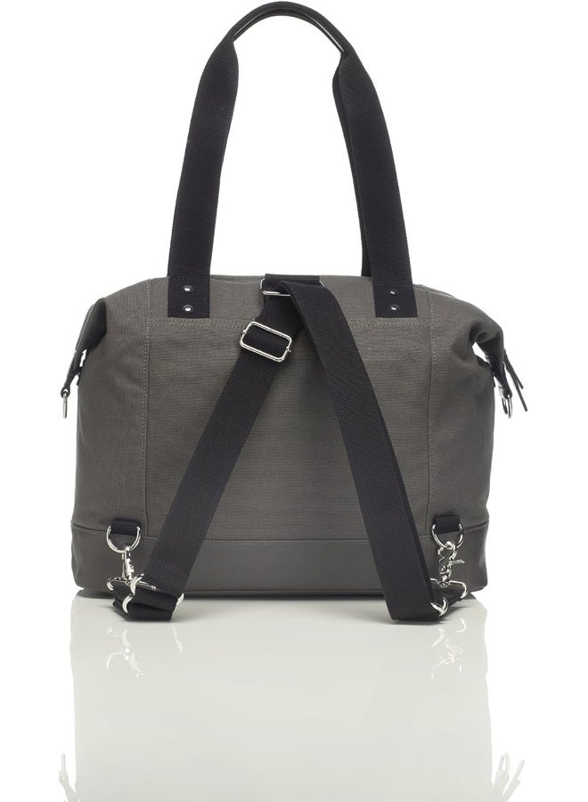 Babymel Storksak Jude Convertible Backpack Diaper Bag, Charcoal - Image 2