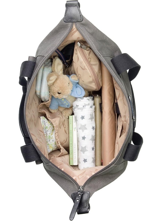 Babymel Storksak Jude Convertible Backpack Diaper Bag, Charcoal - Image 5