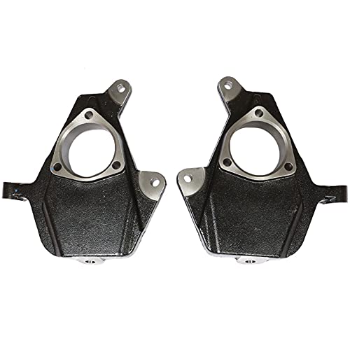 munirater Pair of 2-Inch Front Drop Lowering Spindles Replacement for 99-06 Silverado Sierra 1500 2WD - Image 4