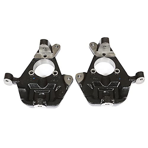 munirater Pair of 2-Inch Front Drop Lowering Spindles Replacement for 99-06 Silverado Sierra 1500 2WD - Image 2