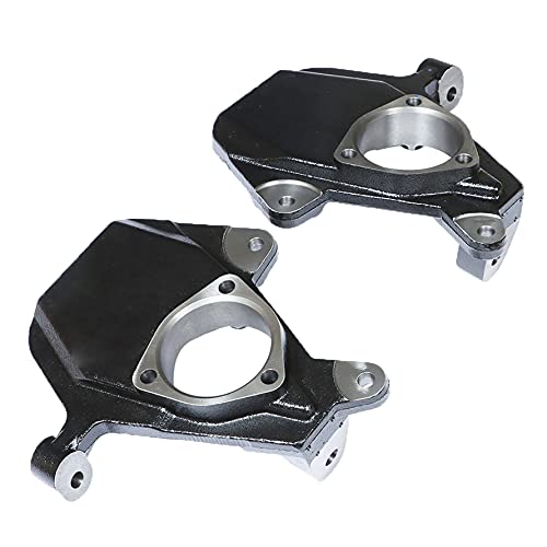 munirater Pair of 2-Inch Front Drop Lowering Spindles Replacement for 99-06 Silverado Sierra 1500 2WD - Image 5