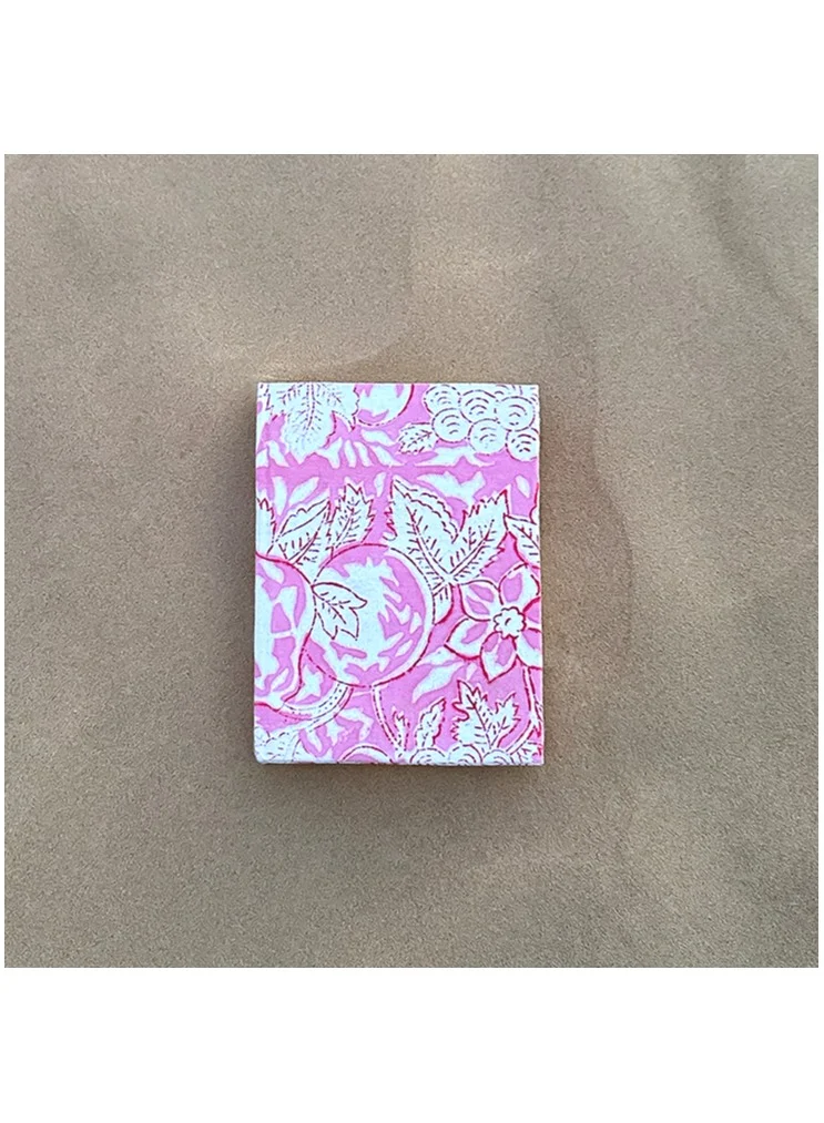 Tohfa Luxe Tohfa Luxe Cora Handmade Block-Printed Diary – Artisan-Bound Journal with Recycled Handmade Paper, Sustainable Craftsmanship, 17 x 12 cm, Ideal for Journaling, Sketching, and Thoughtful Keepsakes