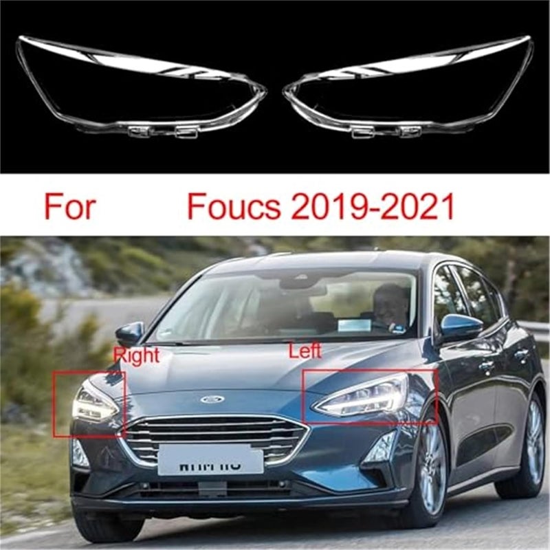 Wivplex Car Front Headlight Cover for Ford Focus 2019-2021 - Image 4