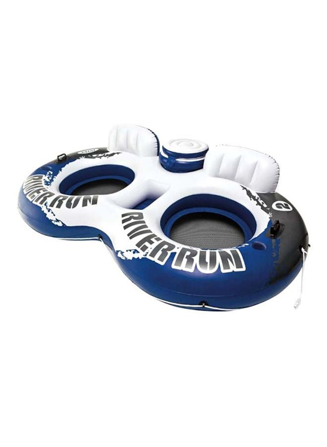 INTEX River Run Ii Sport Lounge Inflatable Water Float With Cooler 243x157cm - Image 1
