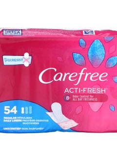 Acti-Fresh Daily Liners Regular Unscented 54 Liners