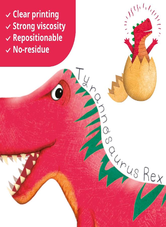 Decowall DECOWALL DS9-2115 Large Dinosaur Wall Decals Dino Stickers for Kids Boys Baby Nursery Bedroom Living Room Classroom Playroom Home Decor Art Decoration - Image 2