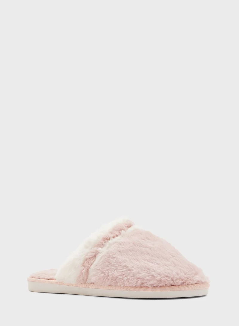 Ginger Comfy Flannel Womens Bedroom Slippers
