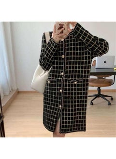 Generic Autumn And Winter Mid-length Loose Small Style Knitted Cardigan Jacket New Style Hair-free Imitation Mink Women's Jacket 