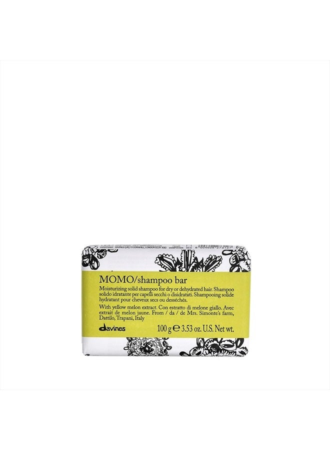 Davines MOMO Shampoo Bar, Moisturizing Formula For All Hair Types, Gently Cleanse And Add Shine, 100 g. - Image 1
