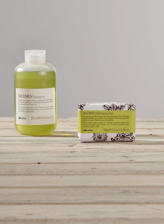 Davines MOMO Shampoo Bar, Moisturizing Formula For All Hair Types, Gently Cleanse And Add Shine, 100 g. - Image 2