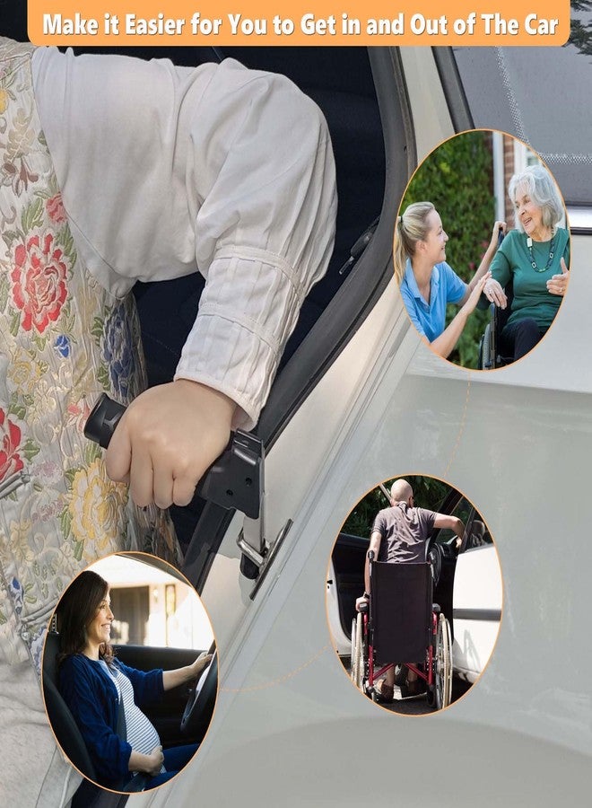 Royitay 3pcs Mobility Independence Kit: Portable Standing Aid,Car Grab Handle Auto Cane,Adjustable Standing Aid Safety Handle,Liberty Lift Assist Suitable for Elderly, Disabled and Pregnant,Convenient Travel - Image 3