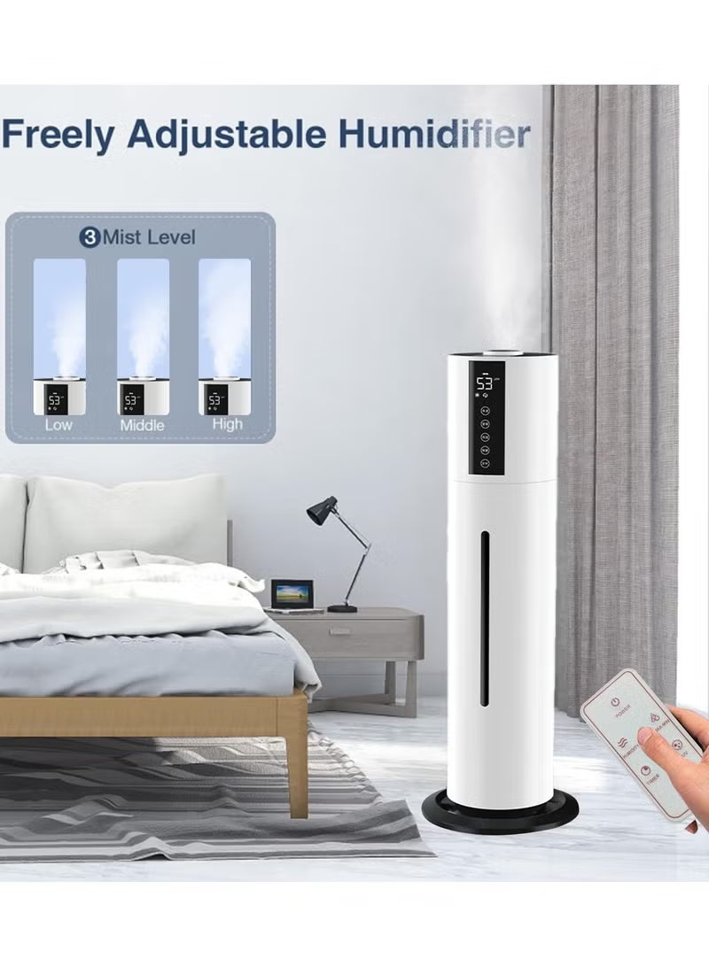 والالا مرطبات هواء كبيرة لغرف النوم، مرطب هواء علوي برذاذ بارد بالموجات فوق الصوتية سعة 7.5 لتر مزود بثلاث سرعات للرذاذ وجهاز تحكم عن بعد للغرف الكبيرة - Image 5