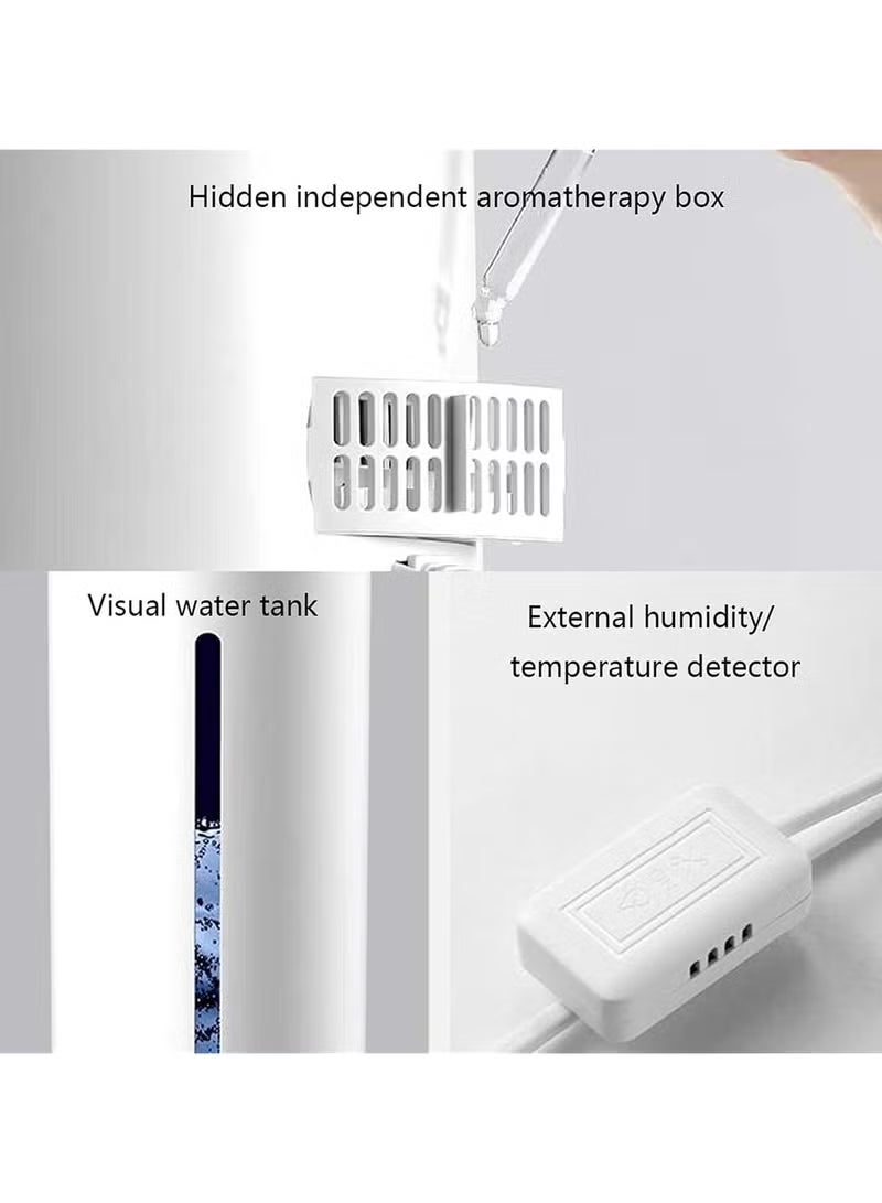 والالا مرطبات هواء كبيرة لغرف النوم، مرطب هواء علوي برذاذ بارد بالموجات فوق الصوتية سعة 7.5 لتر مزود بثلاث سرعات للرذاذ وجهاز تحكم عن بعد للغرف الكبيرة - Image 4