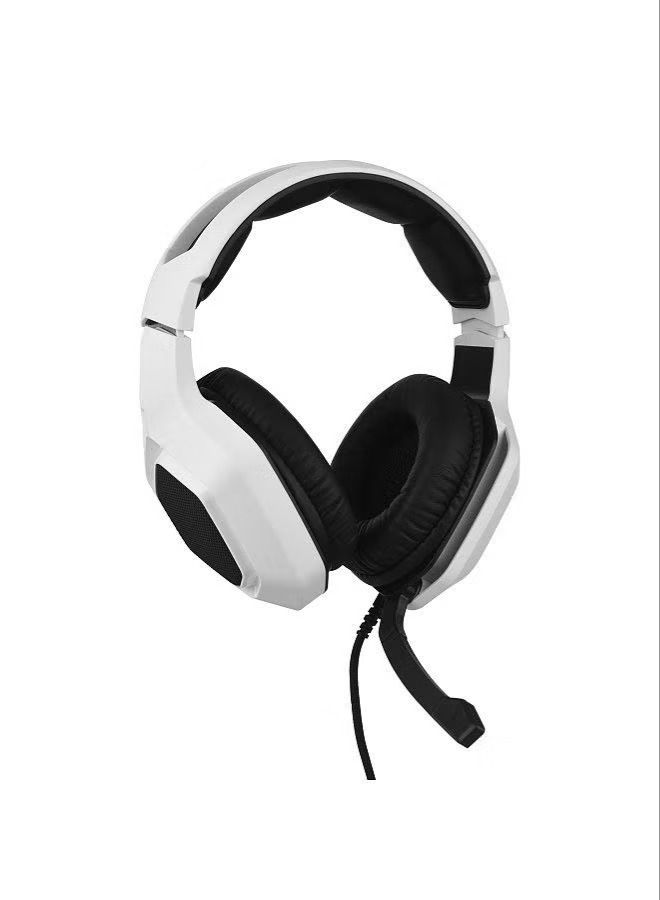 أونيكوما سماعة الألعاب السلكية K10 RGB مع ميكروفون أبيض - Image 2