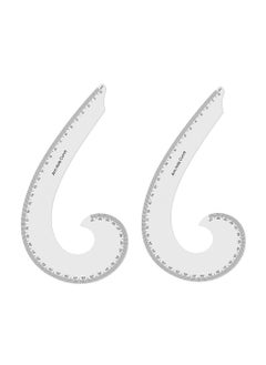 Hesch 9 Armhole French Curve Set of 2 with Marking