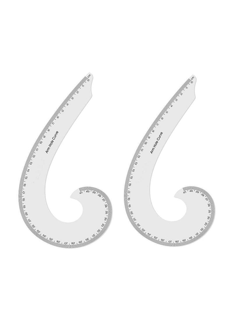 Hesch 9 - Hesch 9 Armhole French Curve Set of 2 with Marking - Image 1