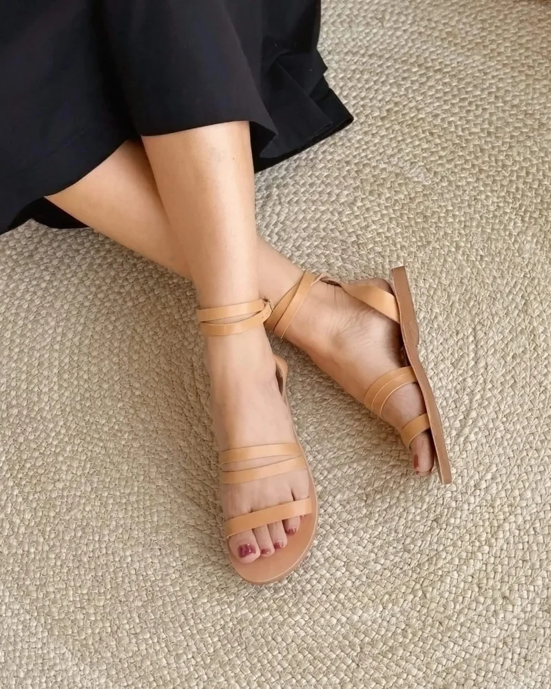 SHOEQ Caramel Gia Sandal for Women | Best Price UAE