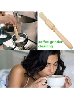 Oasisgalore Coffee Grinder Cleaning Brush, Coffee Brush With Wood Handle Natural Bristles Pastry Brush  - Image 4