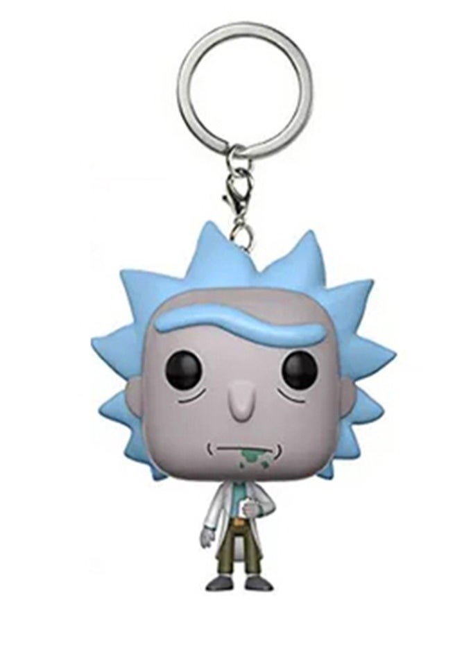 Generic Funko Rick Bobblehead Keychain For Kids And Adults 