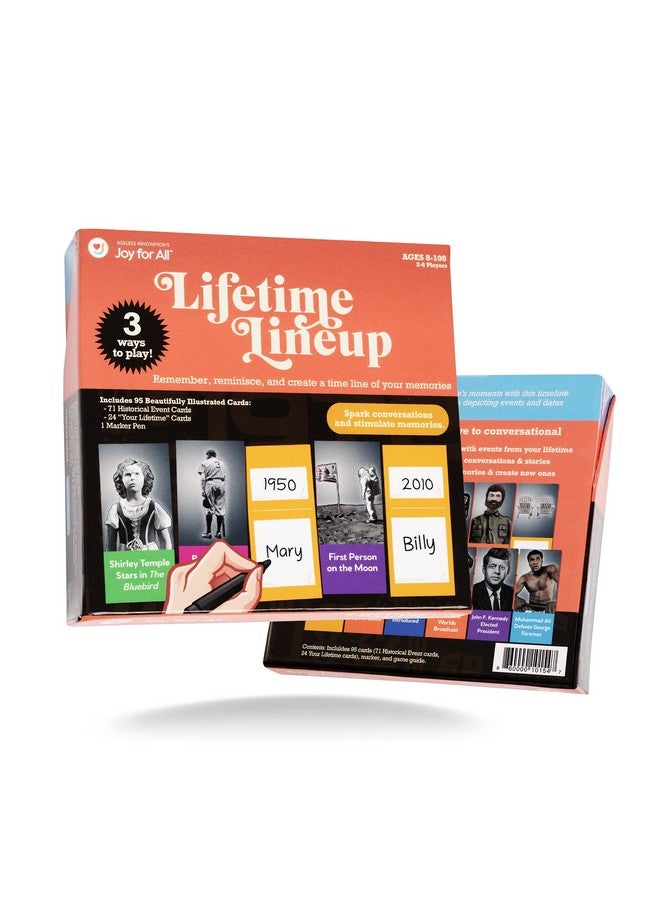 Joy for All Lifetime Lineup - Fun Family Card Games for Seniors, Their Families and Care Partners - The Table Top 'Make Your Own' Trivia and Group Story Game  - Image 2
