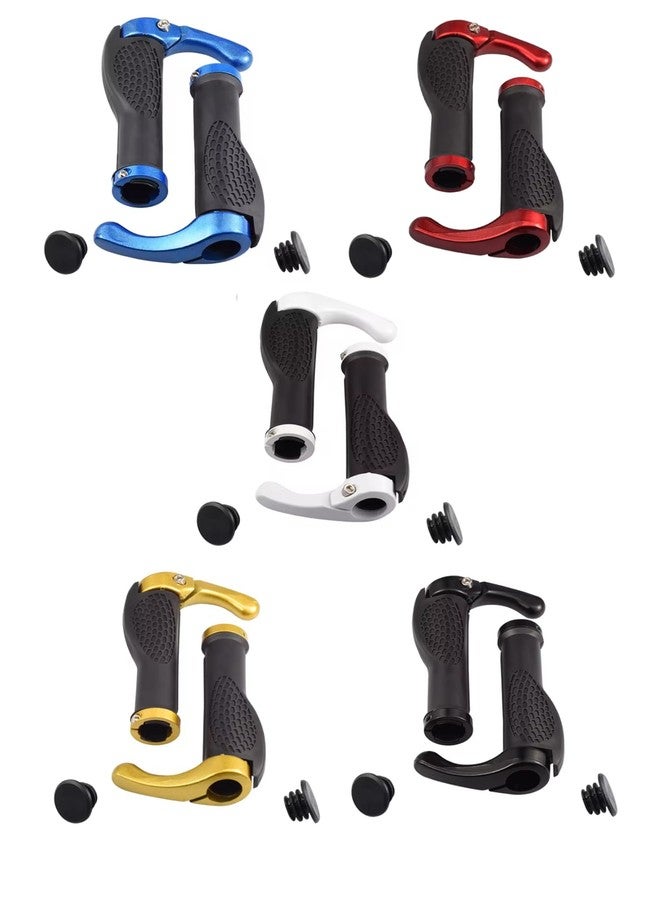 Wavva® Mountain Bicycle Grips with Vice Handlebar MTB Bike Rubber Shockproof Comfortable Handlebar Durable Anti-Slip for Cycling. (Multi-Color) - Image 2