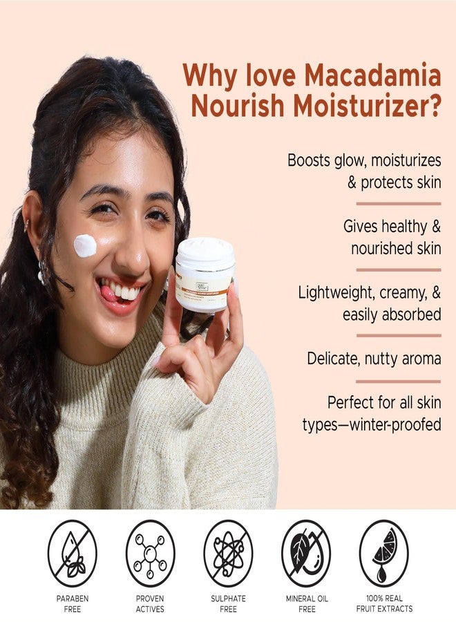 PureSense Macadamia SPF 50PA+++ Nourishing Moisturizer with Niacinamide for 72hr Moisturized and Intense Hydrated Skin For Men and Women 50g - Image 3