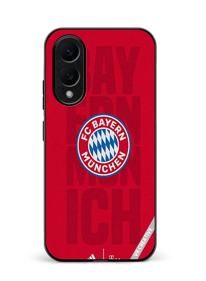 VR CREATIVE Protective Case Cover For Samsung Galaxy S25 Edge Fc Bayern Munich Design Multicolour