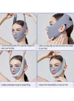 spa luxetique Chin Strap for Women,Reusable V Line Lifting Mask,Breathable, Comfortable Chin Strap for Women  - Image 3