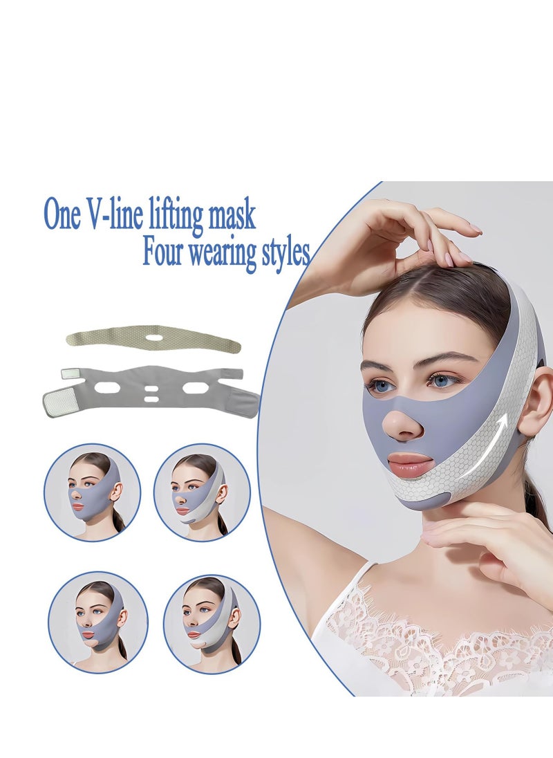 spa luxetique - Chin Strap for Women,Reusable V Line Lifting Mask,Breathable, Comfortable Chin Strap for Women - Image 1