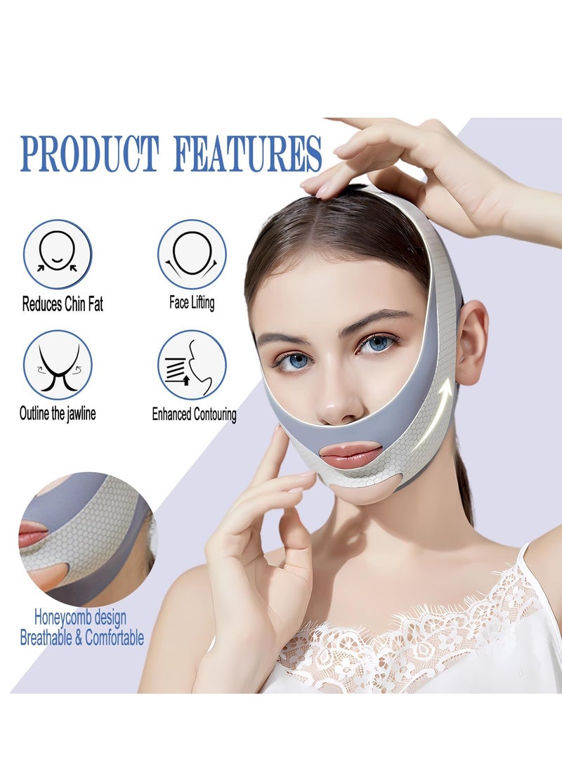 spa luxetique - Chin Strap for Women,Reusable V Line Lifting Mask,Breathable, Comfortable Chin Strap for Women - Image 1
